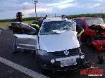 Colisão entre dois carros deixa 4 pessoas feridas em frente à base da Triângulo do Sol - Foto 12 de 28